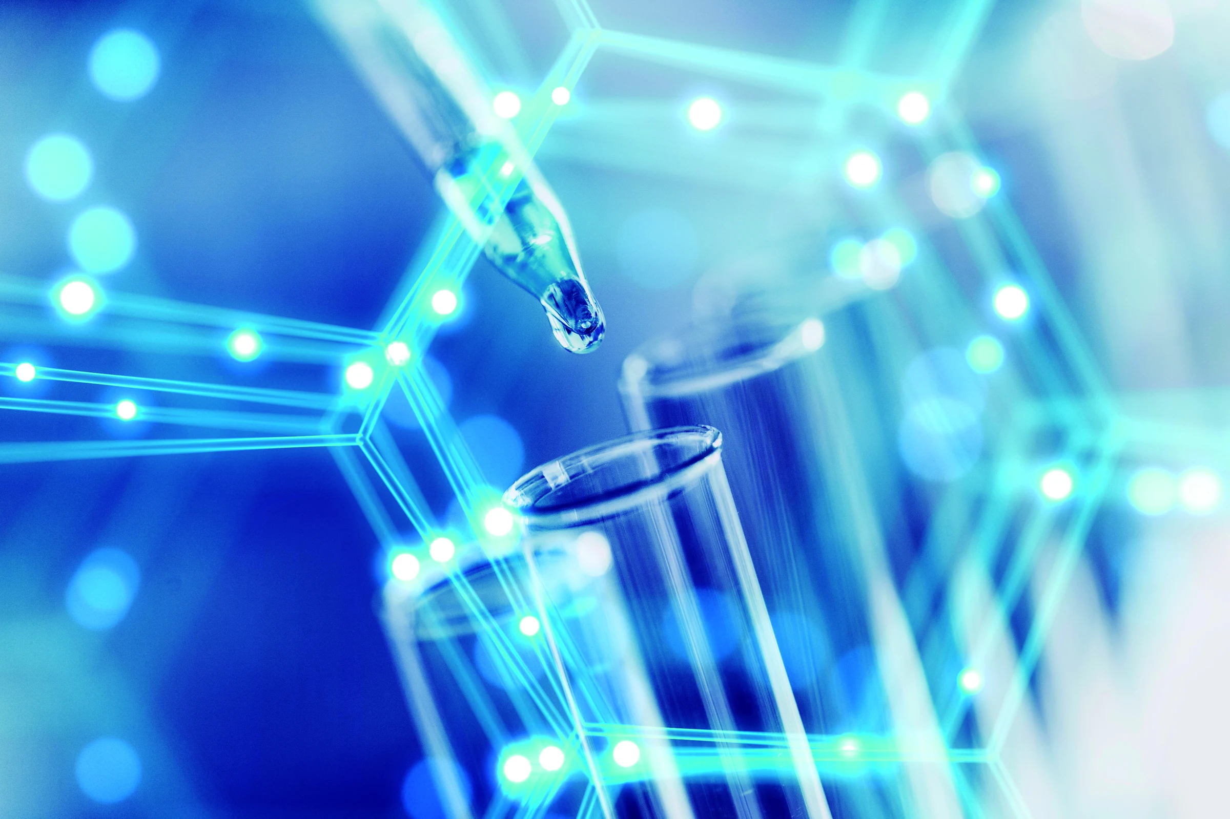 Chemical research in a laboratory
