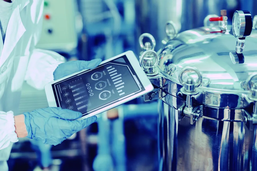 Technical inspection of an industrial facility